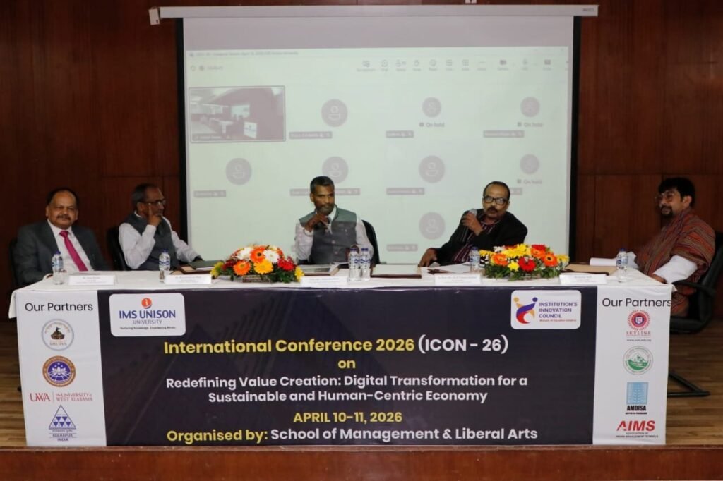 आईएमएस यूनिसन यूनिवर्सिटी में डिजिटल ट्रांसफॉर्मेशन पर दो दिवसीय अंतरराष्ट्रीय सम्मेलन का आयोजन